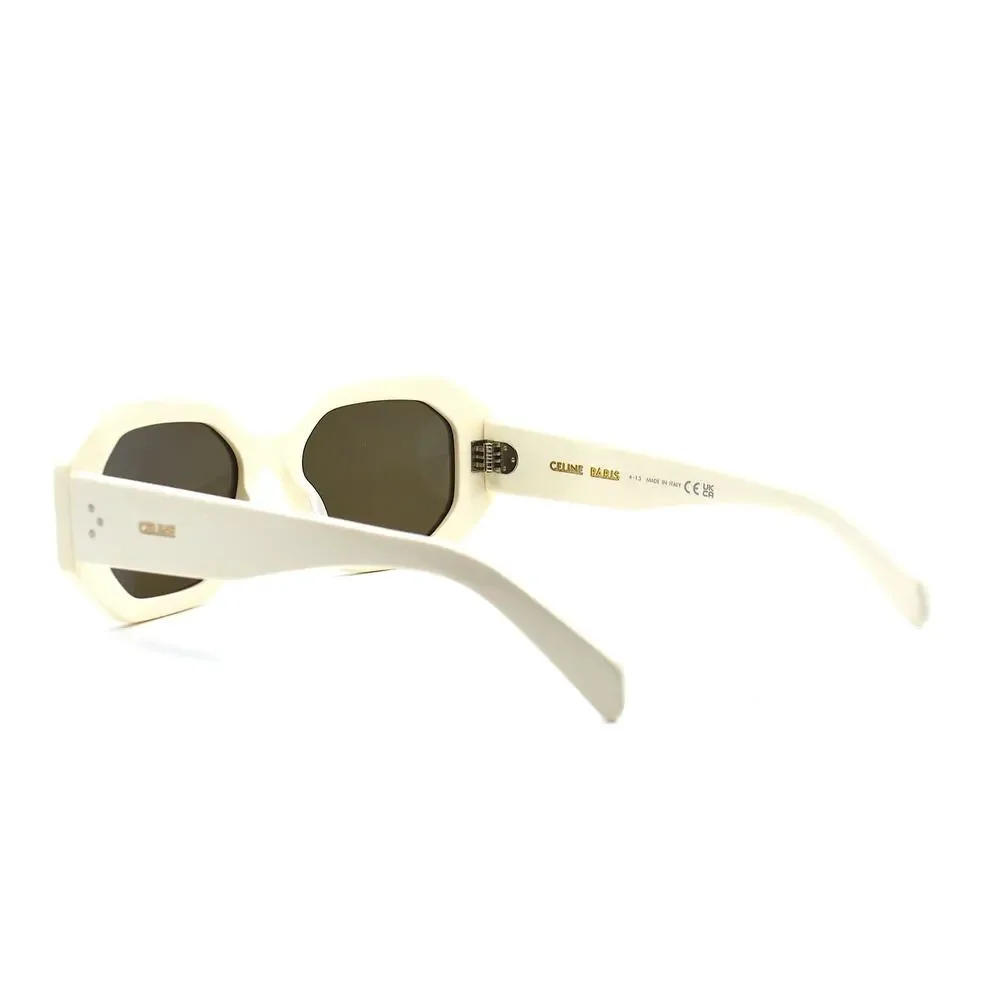 NEW CELINE CL40255I 25E IVORY BROWN AUTHENTIC SUNGLASSES - Picture 8 of 12